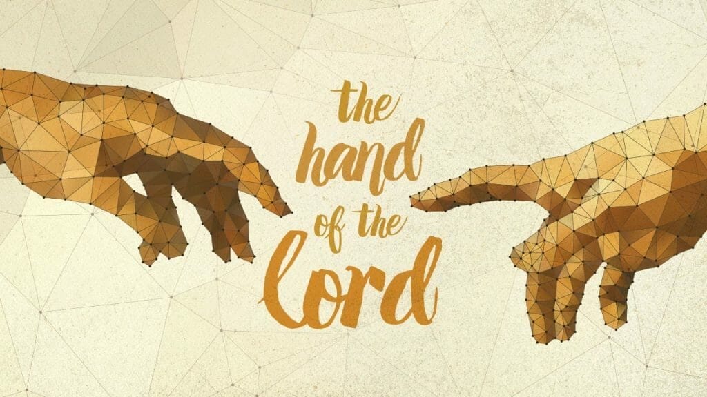 the hand of the lord, god's great power, god's power, anointing, acts 2 42, commitment to jesus