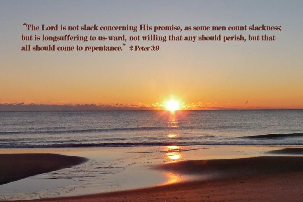 fruits of the holy spirit, patient, patience, god's patience, 2 peter 3 9